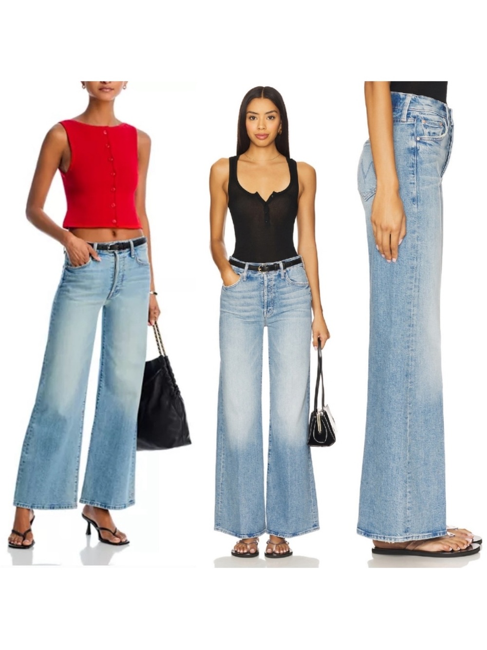 NWOT Mother Denim The Tomcat Roller Jean 26 Petite Lil I Confess Jeans Wide Leg - Picture 4 of 13